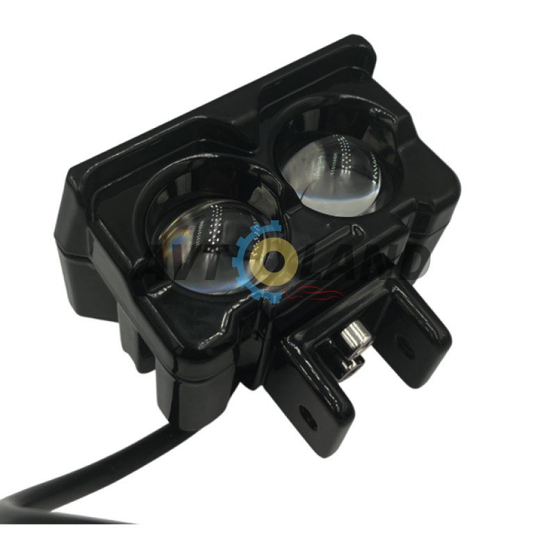 Led додаткова Mini фара/лінза на авто, мотоцикл, мопед, з функцією білого та жовтого кольору купити дешево