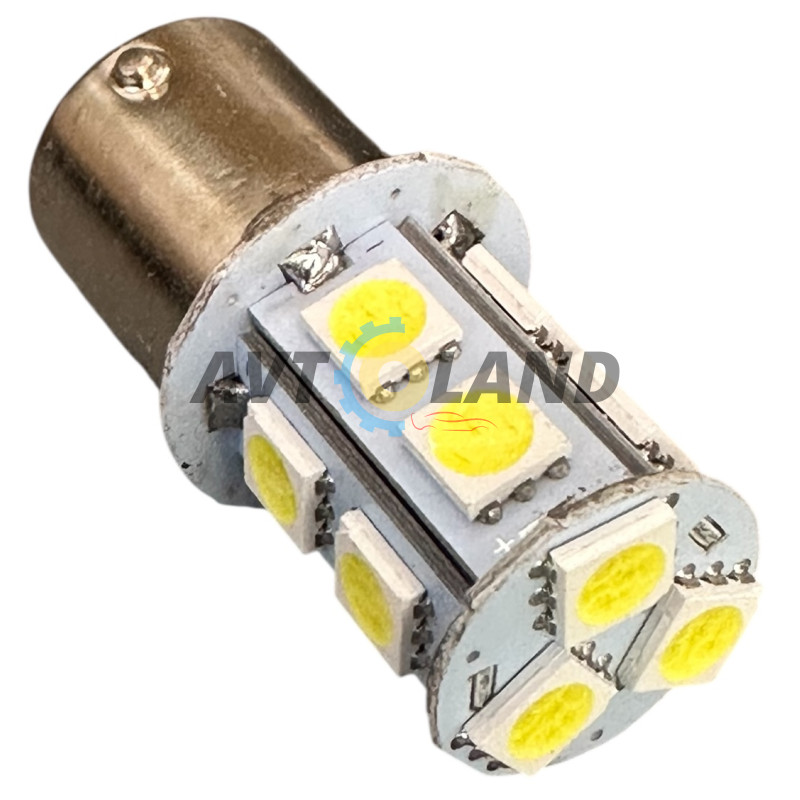 12/21-(1156)-13SMD(5050)-2 Поверхи-12 вольт-Білий купити дешево