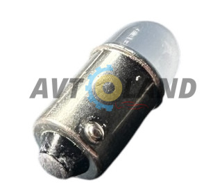 Диод с цоколем 12/4-Шар-матовый-Белый