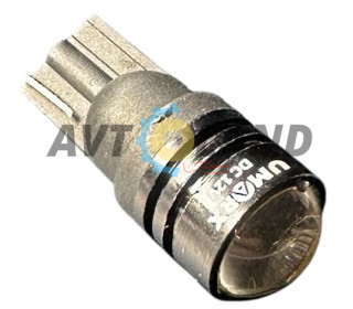 Діод без цоколя-Т-10 (Лінза-1,5w)- Білий-12 вольт