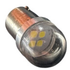 12/21-(1156)-4SMD(Універсальний 12-24 вольта)-Без полярні-Прозорий-Білий купити дешево