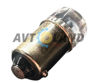Диод с цоколем 12/4-2SMD-(2835)-прозрачный-белый.
