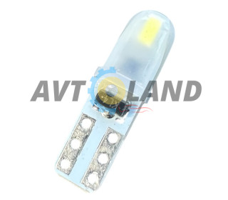 Диод микро Т-5 (2 SMD-3014) Белый-матовый-12 вольт