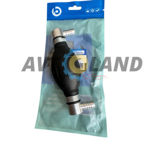 Груша для підкачування палива 10мм (штуцера 90х90) NBR BALANSABN