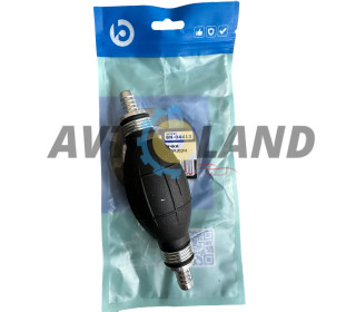 Груша для підкачування палива 10мм (штуцера 90хпрямо) NBR BALANSA