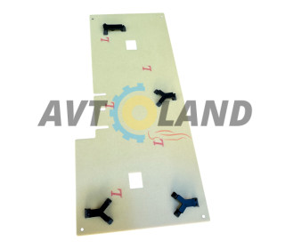 Плата заднього ліхтаря ВАЗ 2104, лівий, з лампами, WATT