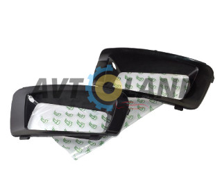 Облицовка переднего бампера ВАЗ 2113-15 под ПТФ, ″очки″ Pegas