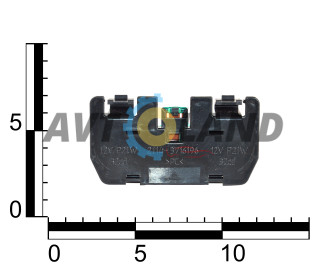 Плата заднего фонаря ВАЗ 2111, 2115 в сборе с лампами (стоп) WATT