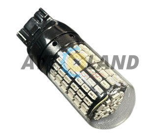 Led лампа желтые повороты в красном фонарю T20 (WY21W) 7440 CREE CANBUS 10-30v 80w - для сертификаци