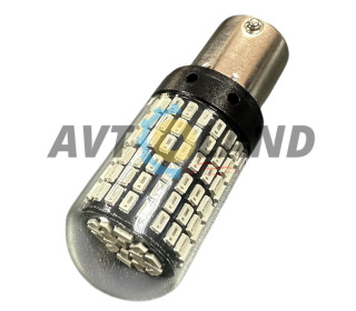 Led лампа желтые повороты в красном фонарю T20 (WY21W) 7440 CREE CANBUS 10-30v 80w - для сертификаци