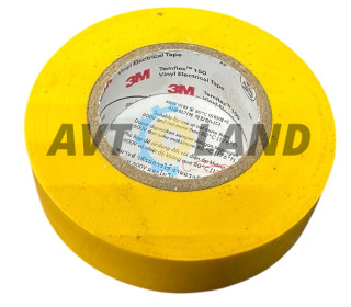 Ізоляційна стрічка 3М (оригінал) 20 метрів,Жовта