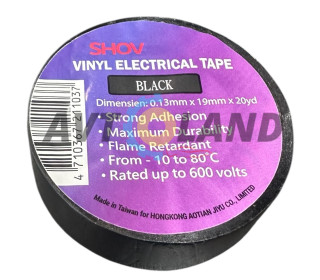 Ізоляційна стрічка  SHOV-19mm 18M -(чорна)