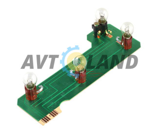 Плата заднего фонаря ВАЗ 2105, правая, с лампами, WATT