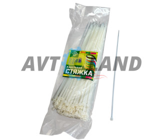 Стяжка кабельная 5*250 белая