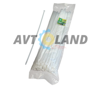 Стяжка кабельная 8*300 белая