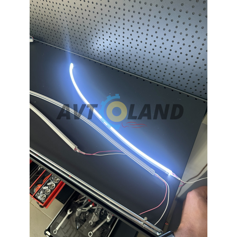 Лента - Силикон LED Neon - 14v 50см белая гибкая (боковое свечение/шир.12мм/выс. 6мм) купить недорого