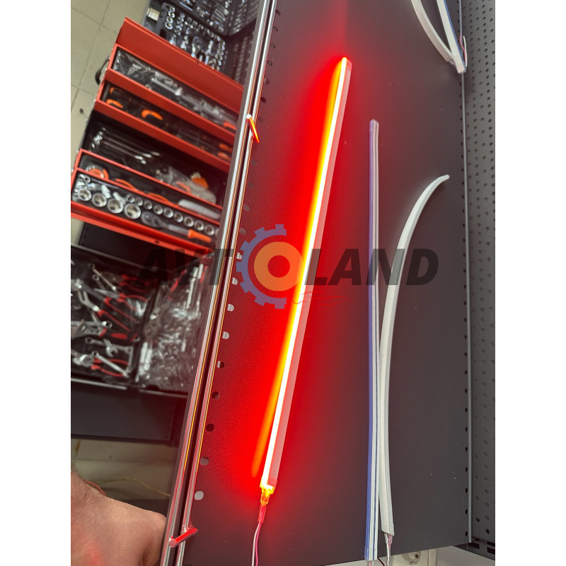 Стрічка - Силікон LED Neon - 14v 50см червона гнучка (бічне свічення/шир.12мм/вис. 6мм) купити дешево