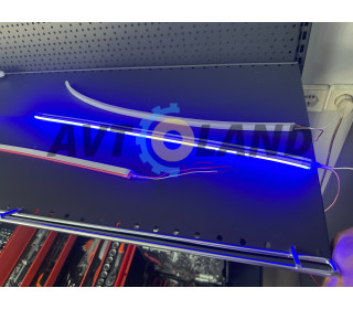 Лента - Силикон LED Neon - 14v 50см синий гибкая (боковое свечение/шир.12мм/выс. 6мм)