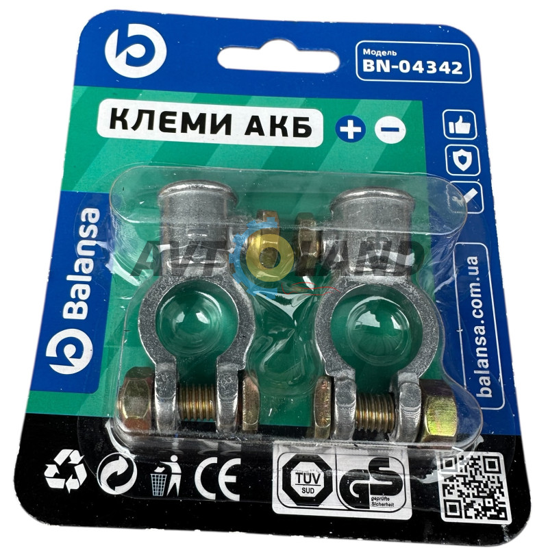 Клема універсальна (комплект плюс+мінус) BALANSA купити дешево