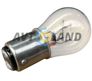 Лампа накаливания 2к ровные усы P21/5W 24V 21/5W BAY15d, FLAGMUS