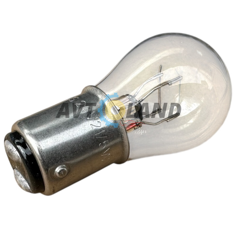 Лампа накаливания 2к ровные усы P21/5W 24V 21/5W BAY15d, FLAGMUS купить недорого