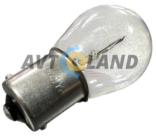 Лампа накаливания 1к ровные усы  12V 21W BA15S, FLAGMUS