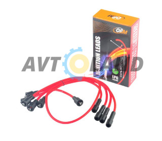 Провід високовольтний ВАЗ 2121 карб. дв. 1.6, Москвич 1.6 дв. ВАЗ 2106, к-т, силікон, OEM