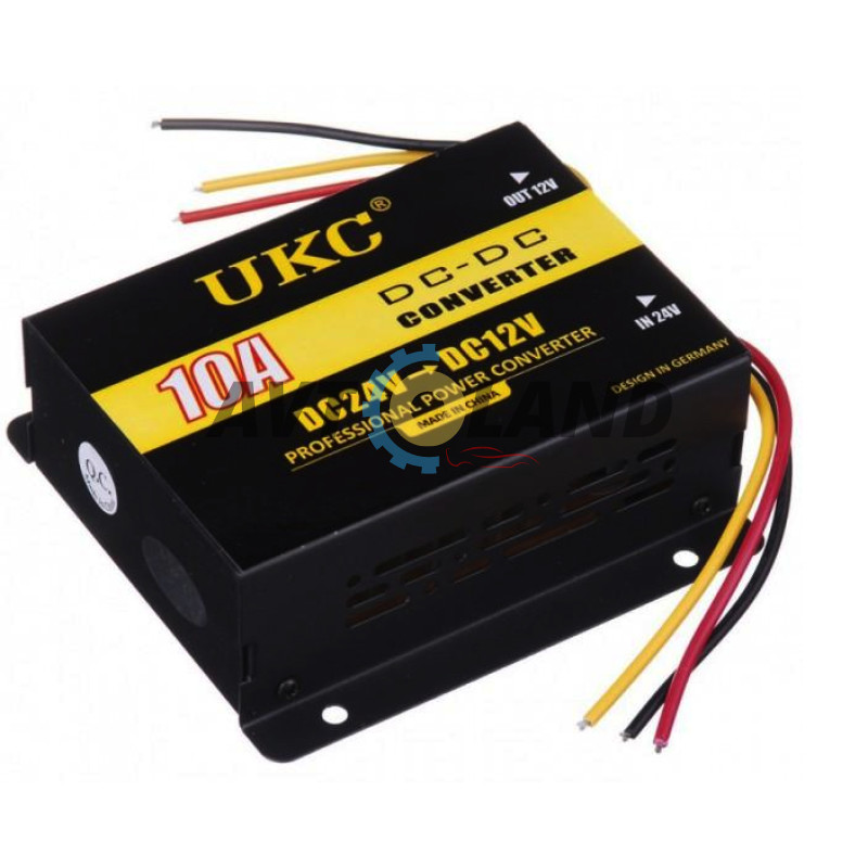 Перетворювач DC/DC 24v-12v 10A купити дешево