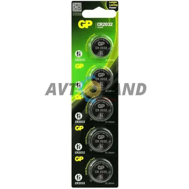 Батарейка CR 2032 GP (3V) 1шт купити дешево