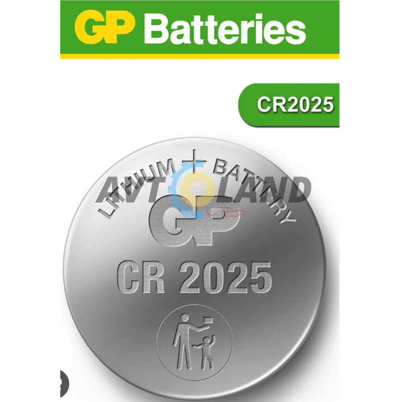 Батарейка CR 2025 GP (3V) 1шт купити дешево