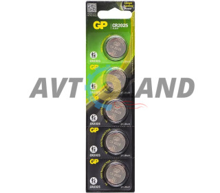 Батарейка CR 2025 GP (3V) 1шт