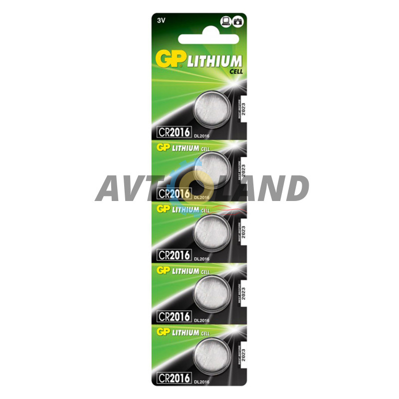 Батарейка CR 2016 GP (3V) 1шт купить в Украине