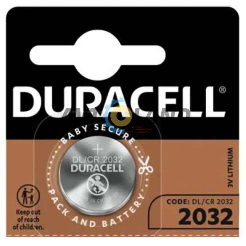 Батарейка CR2032 таблетка Lithium 3V DURACELL купити дешево
