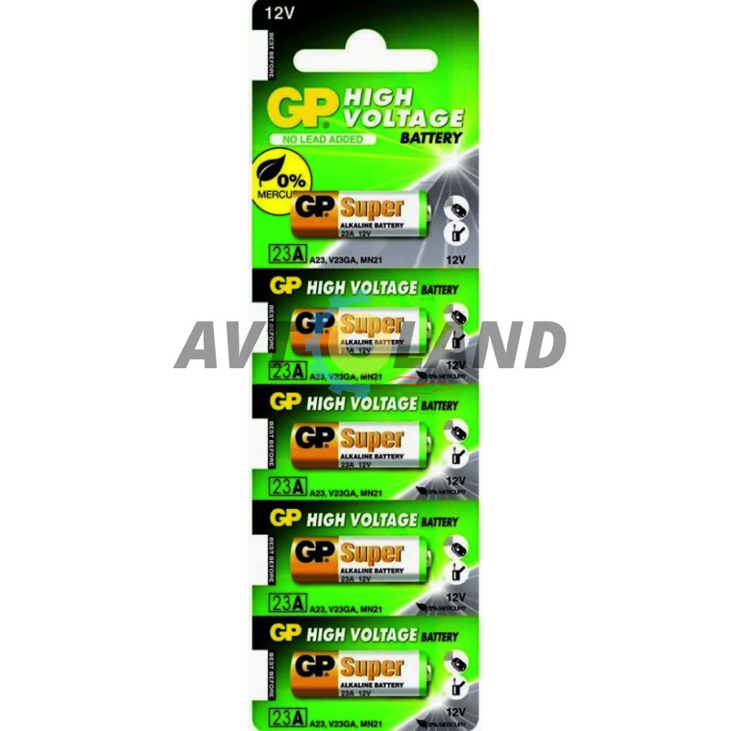 Батарейка GP A23, 23А Super, 1шт купить в Украине
