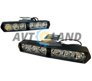 Led фара G1-10W FLOOD 9-85V DC 1,5W 6шт. 6000K IP67 1000Lm (к-т 2шт)