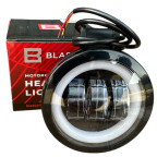 Светодиодная LED фара 60ВТ круглая+ДХХО купить недорого