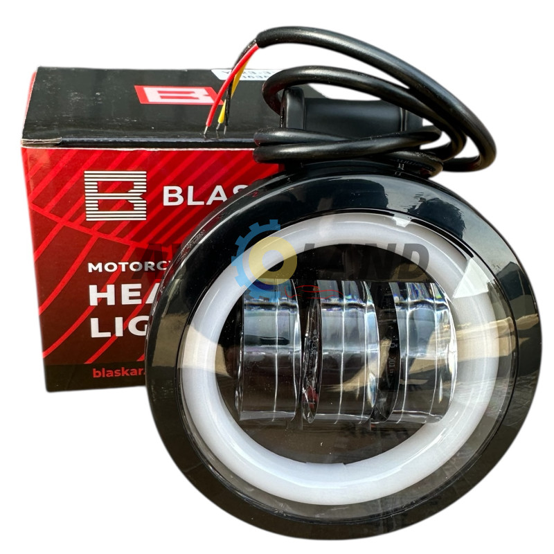 Светодиодная LED фара 60ВТ круглая+ДХХО купить недорого