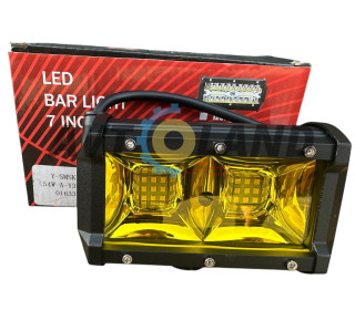 Світлодіодна балка (додаткова фара) 18 LED 54W Жовта 13 см