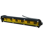 Светодиодная дополнительная LED лед фара жёлтого цвета 18W 165ММ 18ВТ купить недорого