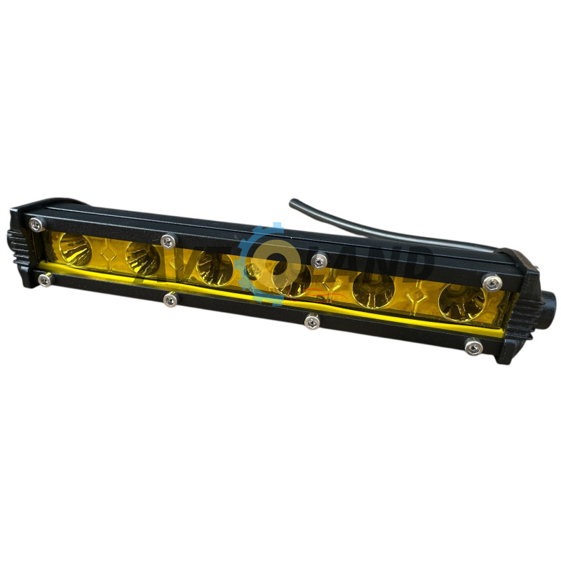 Світлодіодна додаткова LED крига фара жовтого кольору 18W 165ММ 18ВТ купити дешево