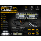 Світлодіодна додаткова LED фара G-4-48W-(12SMD) купити дешево