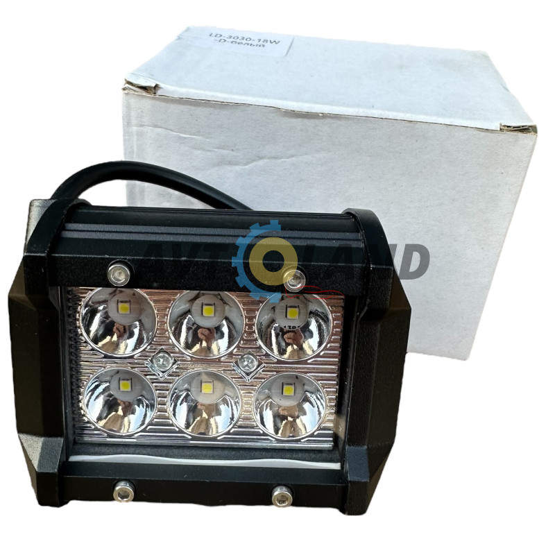 Фара Led светодиодная 9-24V 18W дальний свет купить недорого