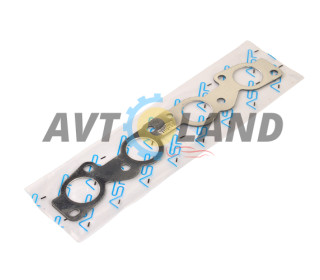 Прокладка коллектора ВАЗ 2112 дв. 1,5л 16 кл., обложенная (выпуск) ASR