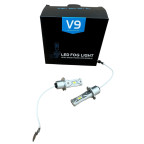 LED лампы H3 50W 9000 LM (12-24 вольт) V9 купить недорого