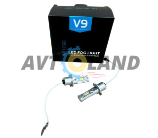 LED лампы H3 50W 9000 LM  (12-24 вольт) V9