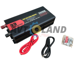 Інвертор 12 220 5000 Вт чистий синус Eryuan Інвертор для дому 5000Вт Перетворювач чистий синус