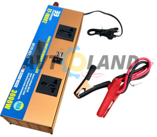 Інвертор-зарядка з дисплеєм 3000w 12v + зарядка 10А, 33 STANDART