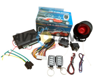 Автомобільна універсальна сигналізація Car Alarm 2 Way KD 3000 APP із сиреною 12V