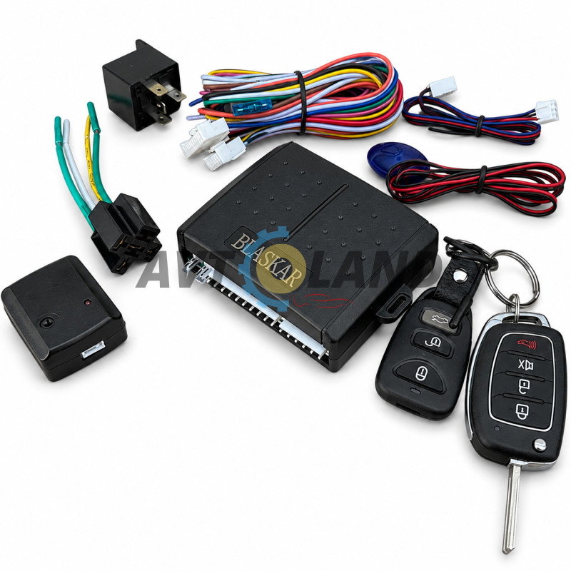 Автомобильная универсальная сигнализация Car Alarm 2 Way KD 3000 APP 12V купить в Украине