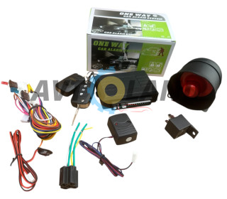 Автомобильная универсальная сигнализация Car Alarm 2 Way KD 3000 APP с сиреной 24V